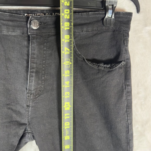 Vintage Genes Black Slim Fit Men's Denim Shorts Size 34 Black - Picture 5 of 8